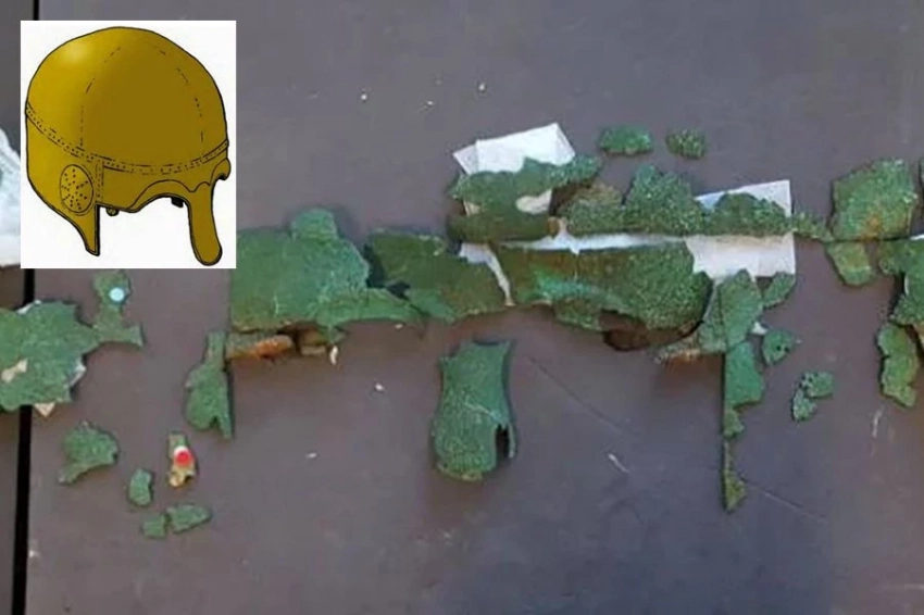 Фрагменты очень редкого шлема железного века найдены в Британии