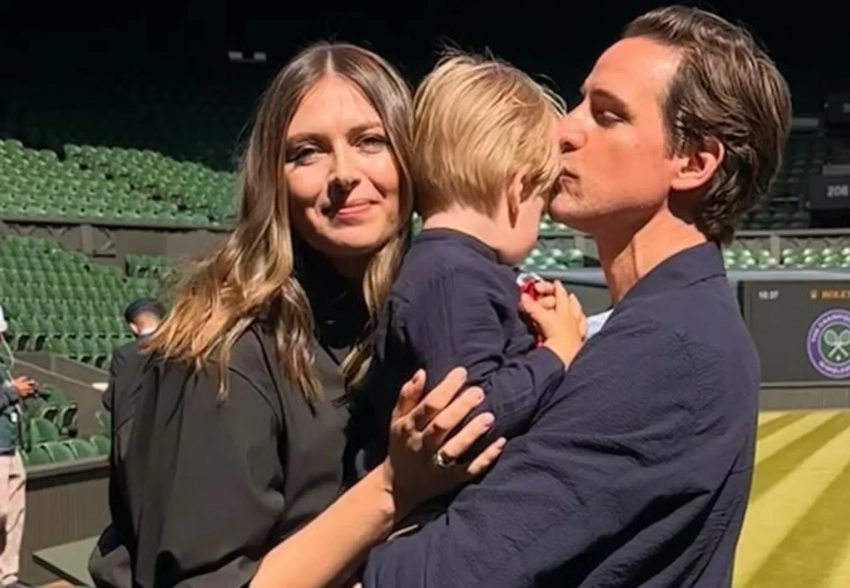 "Мои мальчики". Мария Шарапова опубликовала редкое фото возлюбленного с сыном