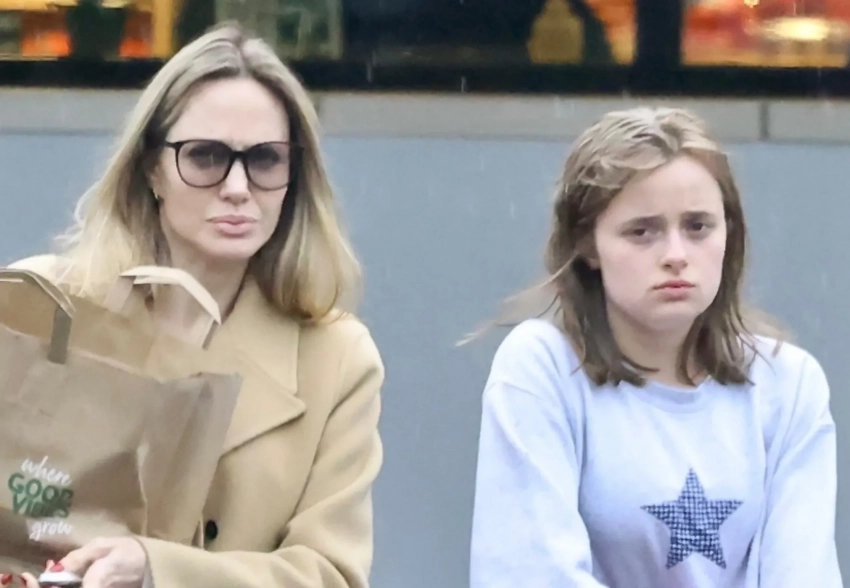 Анджелину Джоли заметили с дочерью Вивьен, которая редко появляется на публике