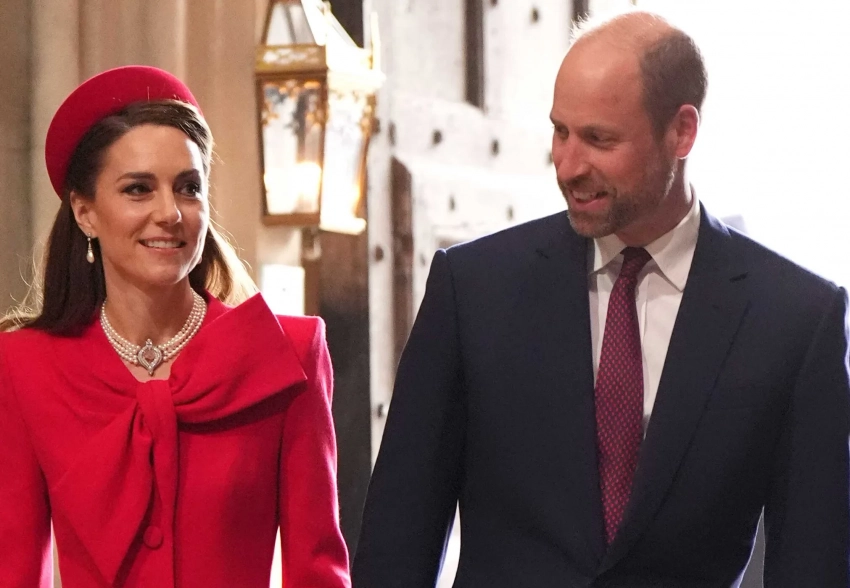 Кейт Миддлтон и принц Уильям посетили Вестминстерское аббатство