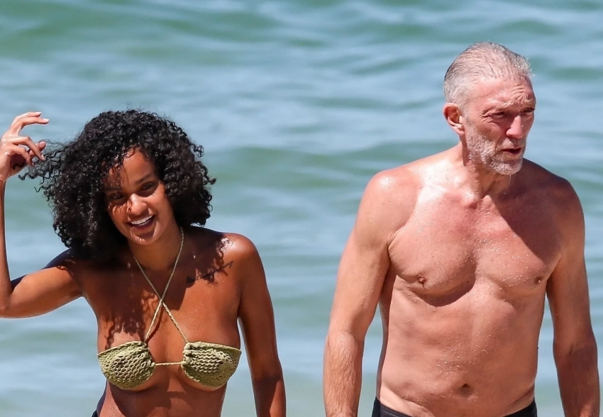 Венсана Касселя засняли с Нарой Баптистой и дочерью от Моники Беллуччи