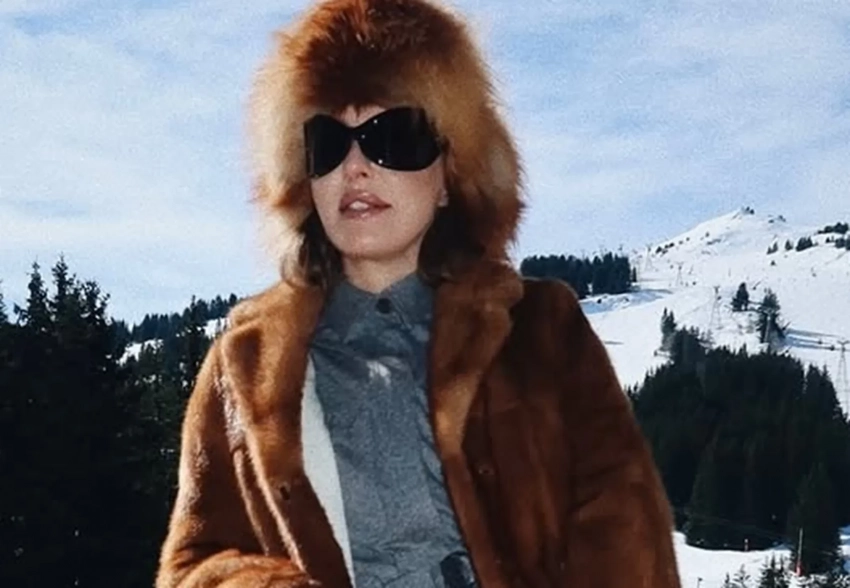 "Весь Курш в песне "Матушка-земля". Ксения Собчак показала, как россияне отдыхают в Куршевеле