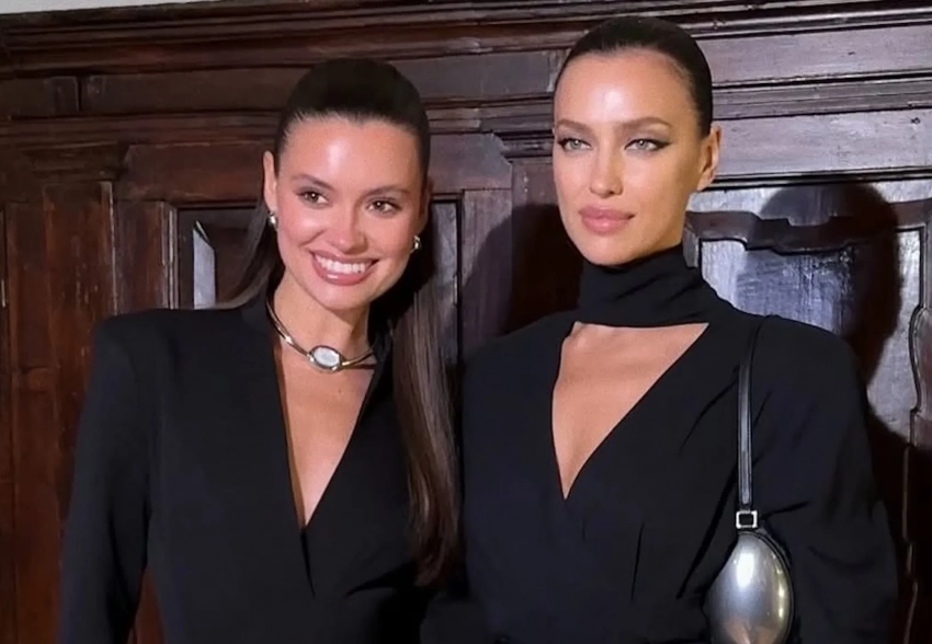 Ирина Шейк, Сердар Камбаров и Катя Голден встретились на светском ужине бренда d'Alba в Италии