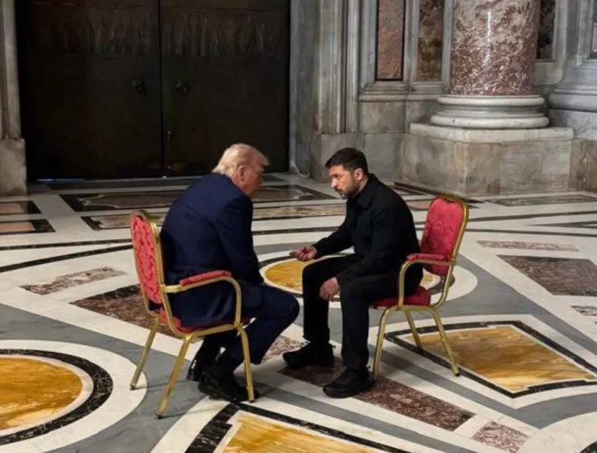 «Просьбы по-киевски»: в ходе встречи с Трампом в Ватикане Зеленский убеждал его не выходить из мирного процесса и при этом просил больше оружия