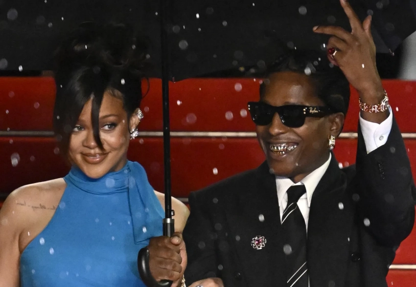 Рианна и A$AP Rocky посетили премьеру фильма "Рай и ад" в Каннах