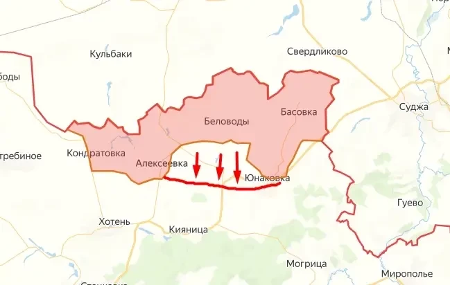 Выровняли фронт: под контроль ВС РФ перешло село Варачино в Сумской области