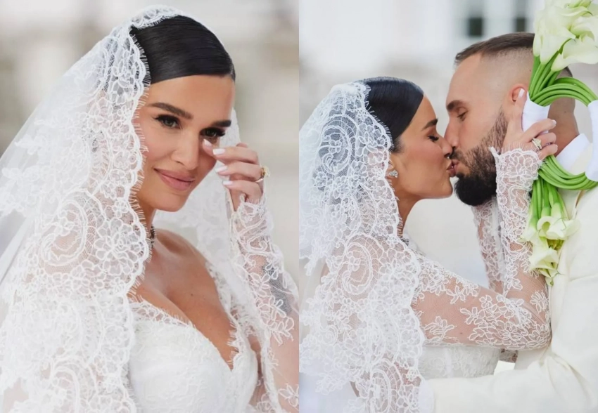 Ксения Бородина и Николай Сердюков сыграли свадьбу