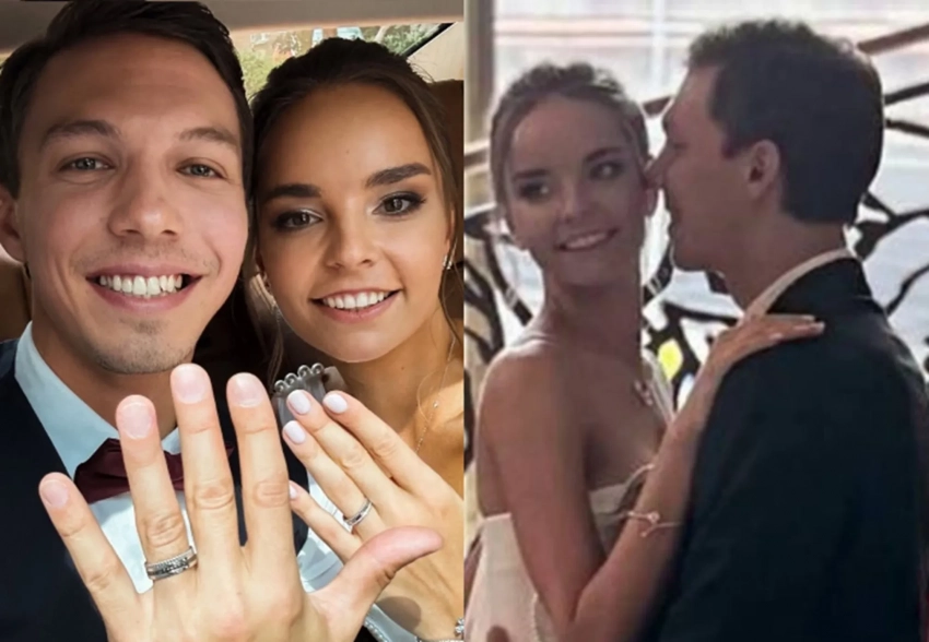 Дина Аверина вышла замуж за фигуриста Дмитрия Соловьёва