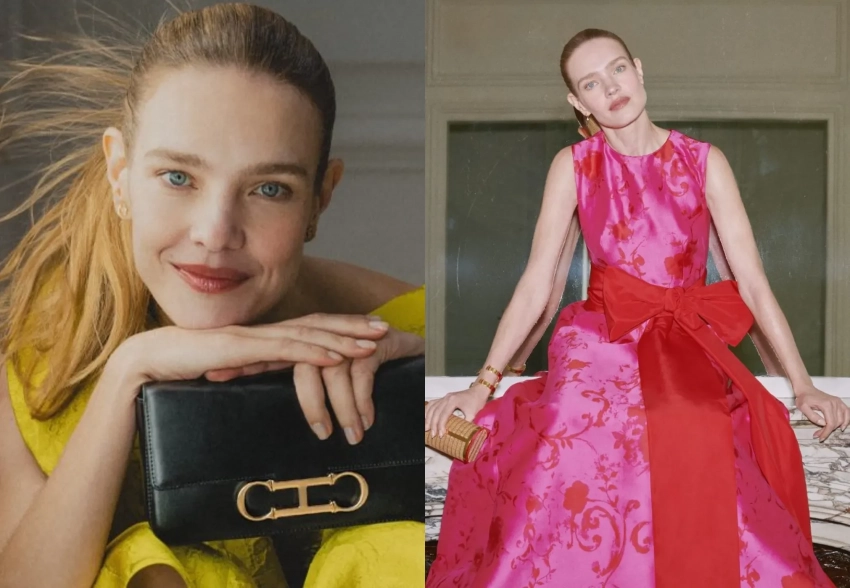 Наталья Водянова снялась в кампейне Carolina Herrera