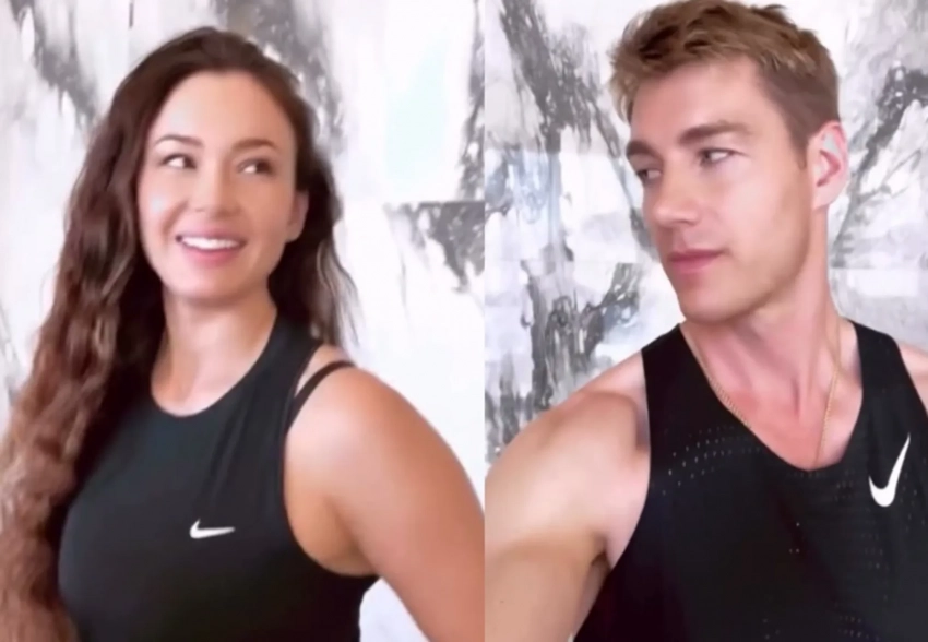 Флирт и танцы: Алексей Воробьёв показал первое видео с женой Аидой Гарифуллиной