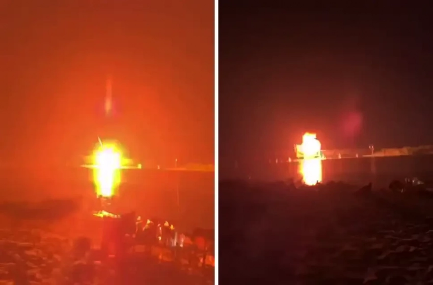 Нанесён удар по Крюковскому мосту через Днепр в Кременчуге