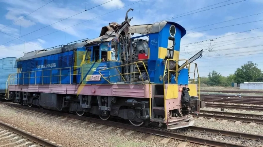 В результате удара по Кременчугу функционала лишено локомотивное депо противника