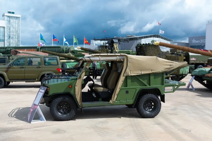 Серийные вездеходы «Улан» на фронте