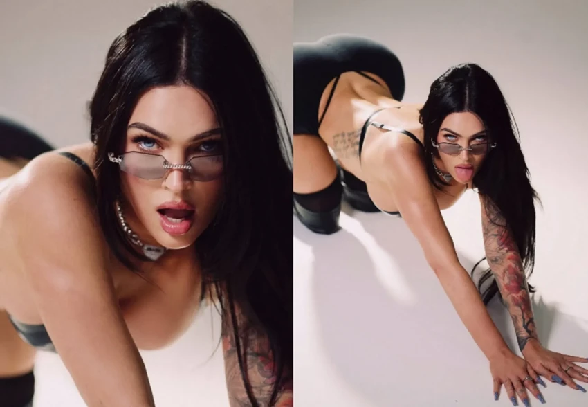 Меган Фокс показала новые фото в нижнем белье