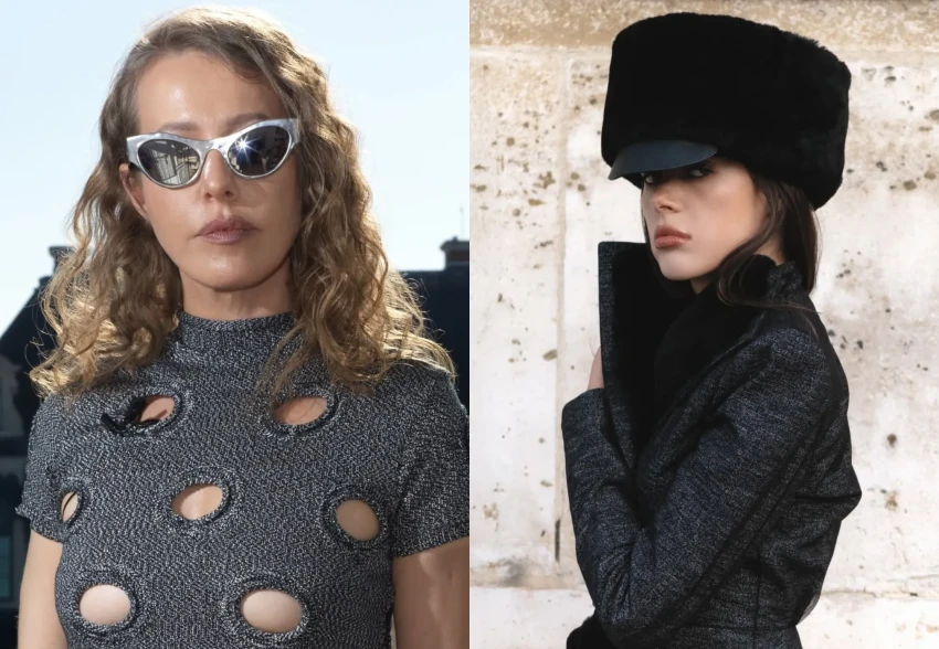 "Советский" стиль и "голые" платья: как Ксения Собчак, Елена Перминова, Ольга Карпуть и жена главы Газпромбанка провели время на Неделе моды