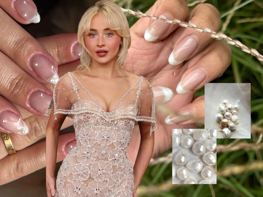 Как выглядит жемчужный френч, самый нежный и лаконичный маникюр на весну