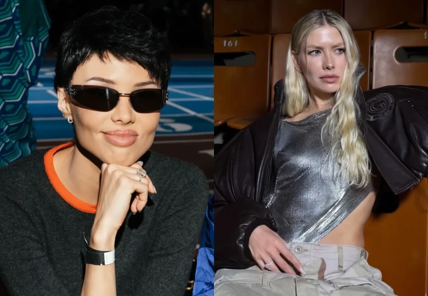 Анастасия Решетова (с новой стрижкой), Елена Перминова, Карина Истомина, Катя IOWA посетили показ "Яндекс Маркета"